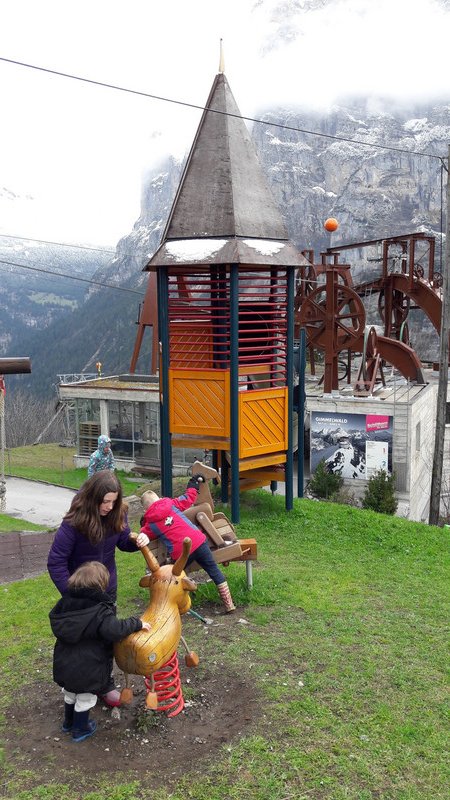 Playground at Gimmerwald village