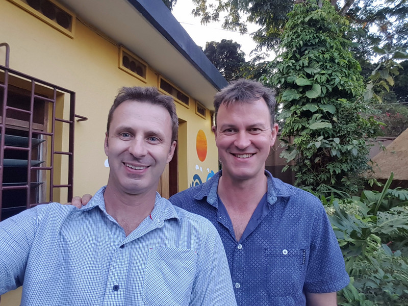 Caught up with Andrew in Kampala