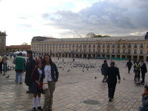 At Plaza de Bolivar