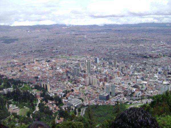 Bogota from atop Monserrate