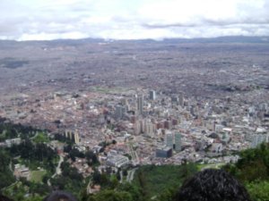 Bogota from atop Monserrate