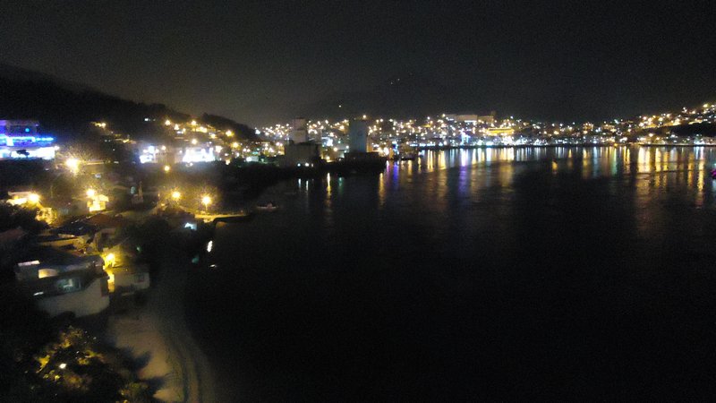 Yeosu at night from Dolsan Bridge