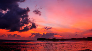 Sandranan beach sunset