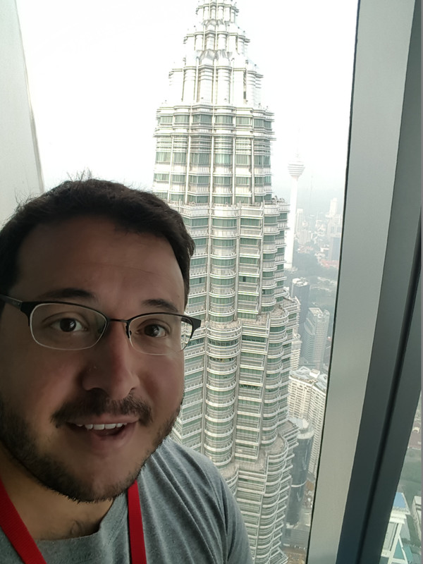 Petronas Towers, up top