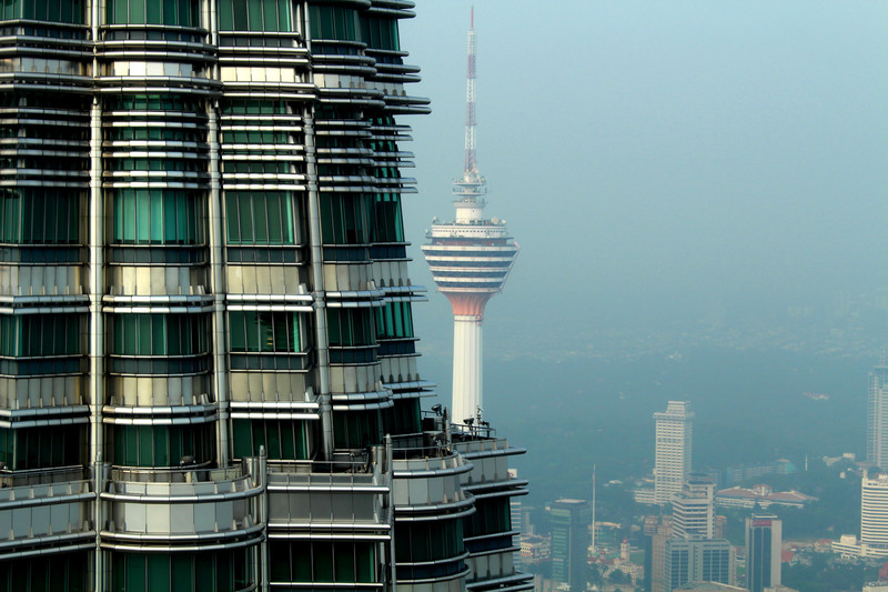 Petronas Towers and KL Tower