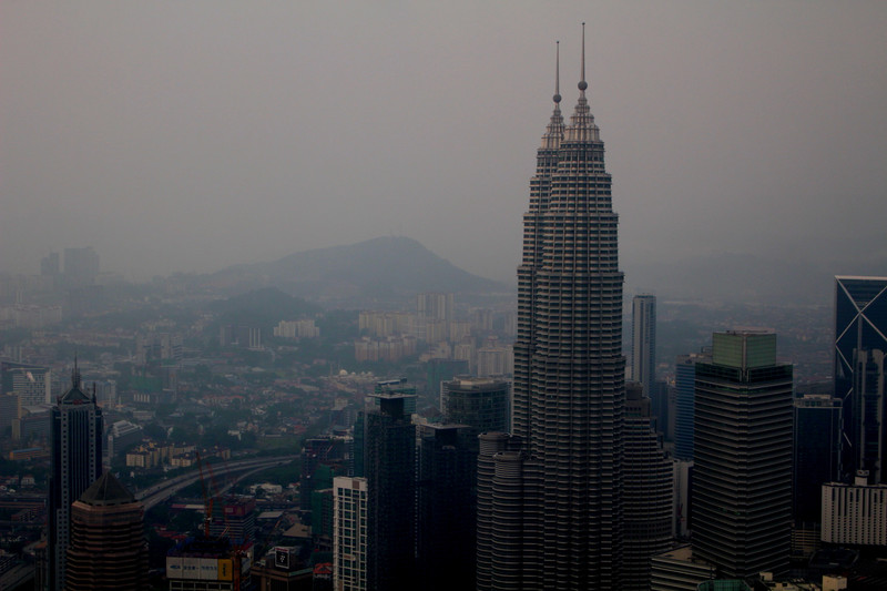 Pretronas Towers from KL Tower