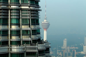 Petronas Towers and KL Tower