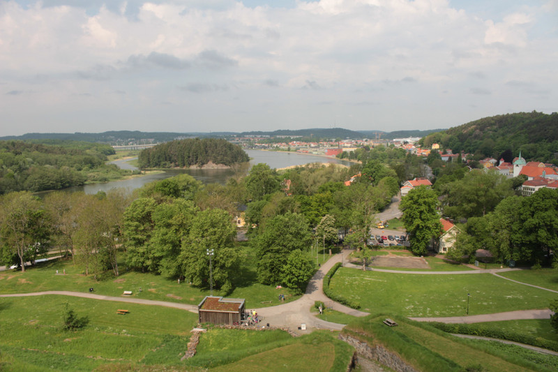 Kungalv from Bohus Fortress 