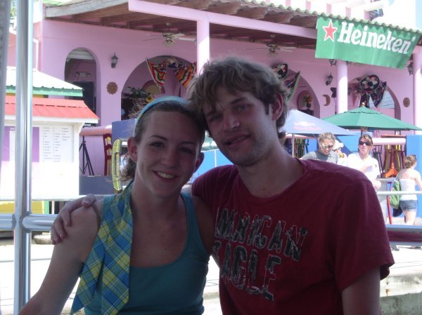 Kevin and I in Belize