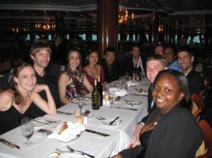 Here we all are at dinner :)