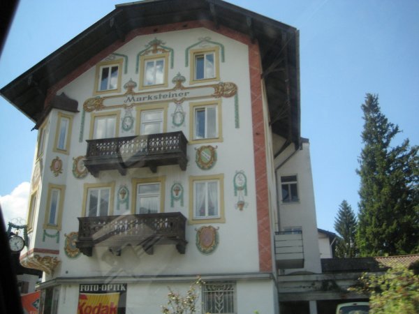 A typical Bavarian building