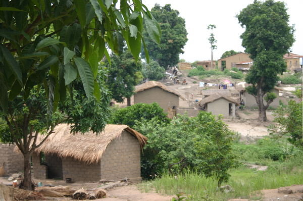 Small village in Bouar 
