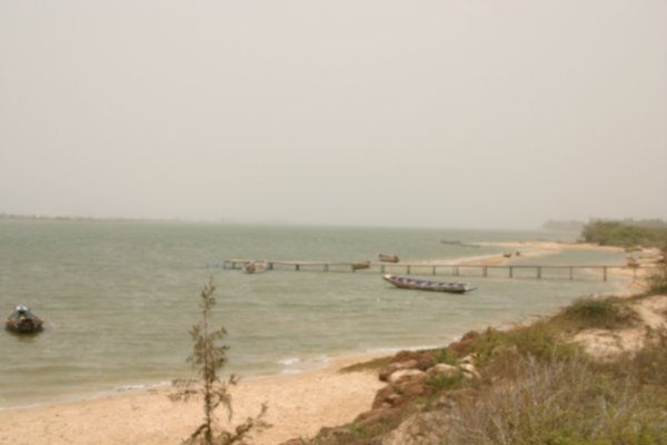 Shoreline of Senegal river
