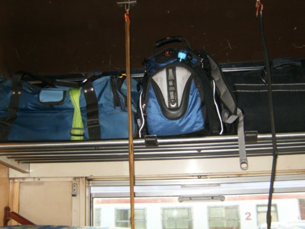 Inside view, luggage wagon