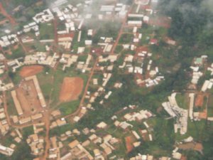 Arial view of Ngaoundere