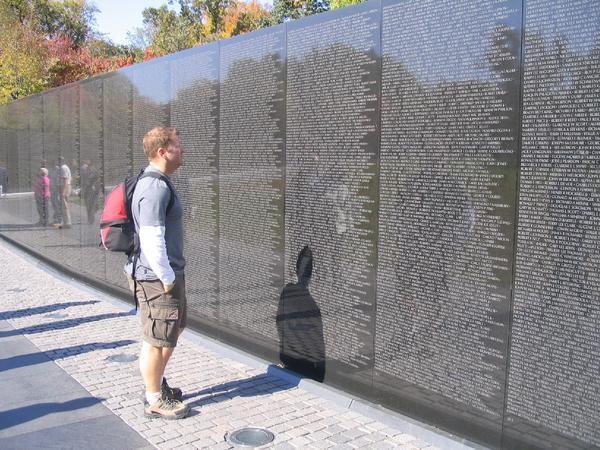 Al at The Vietnam Memorial