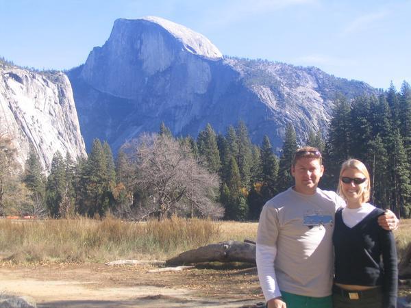 Us in front of Half Dome, Yosemite