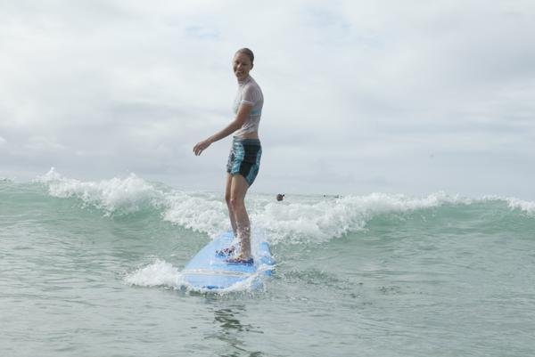 Surfing lessons on Waikiki