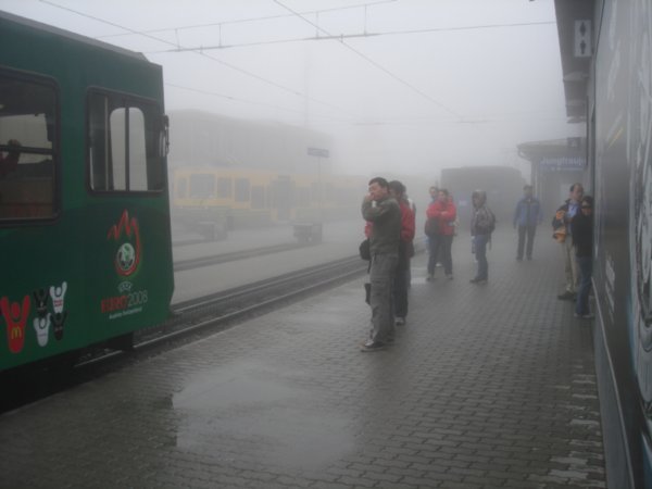 Foggy train 
