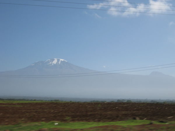 View of Kili from the road