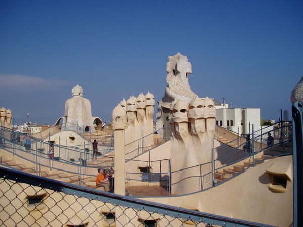 Gaudi rooftop