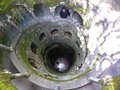 view looking down into well