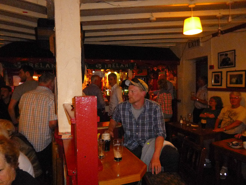 Rog and Ken at McDermott's pub, Doolin