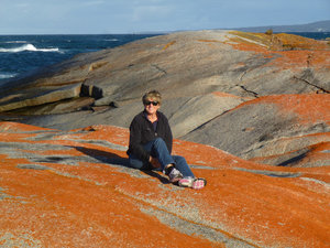 Red rocks at Bay Of Fires