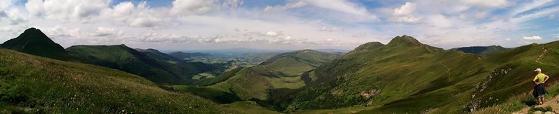 Panorama from Puy de Mary