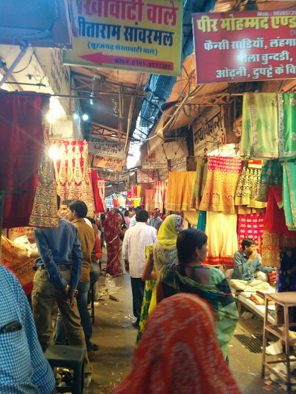 Sari market, Jaipur