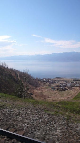 Small settlement Baikal