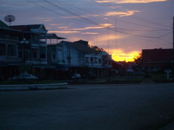 Small town in Cambodia