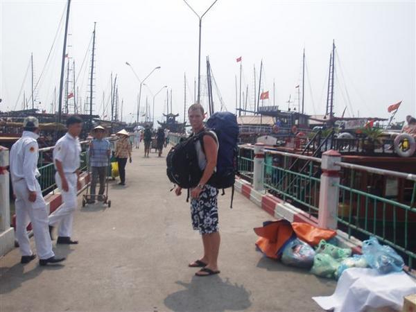 Dock in Halong Bay