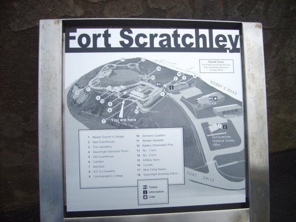 A Map of fort Scratchley