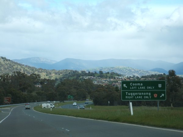 Leaving Canberra