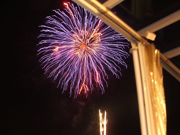 The fireworks