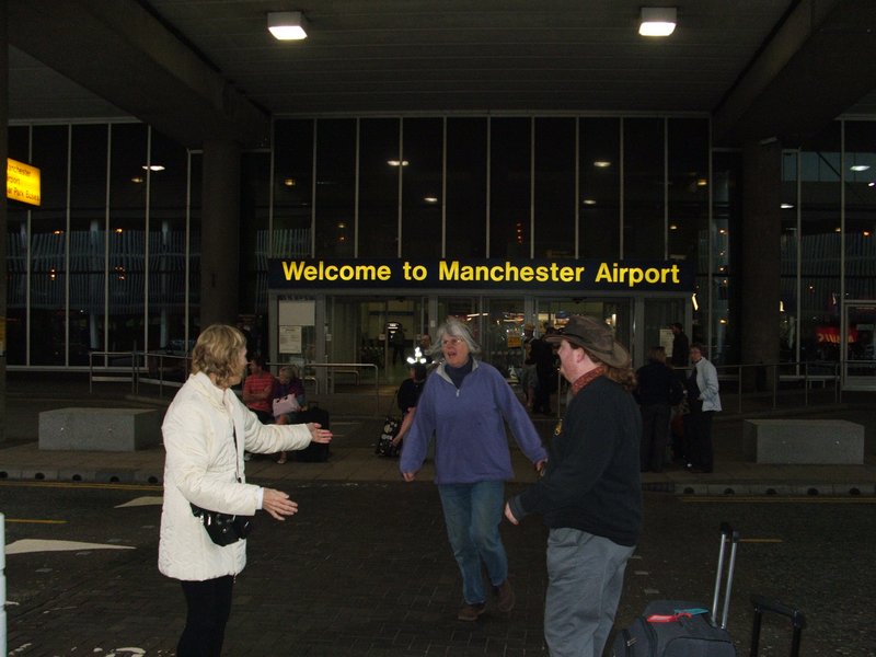 Arriving at Manchester