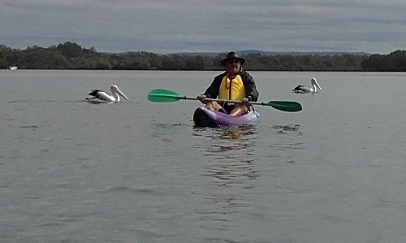 Paddling with the Pelicans