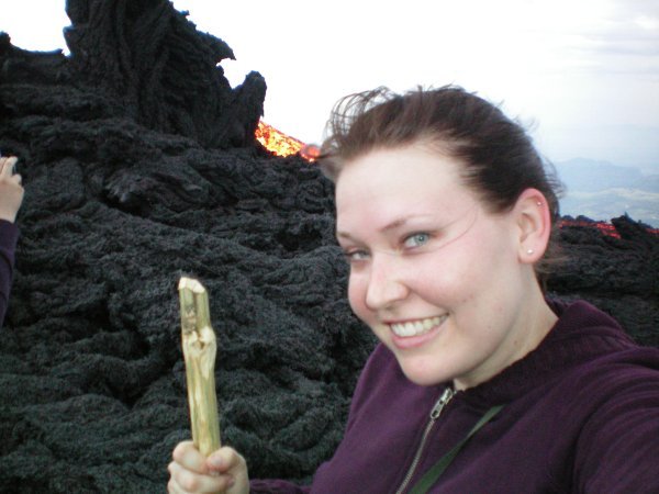 There's me...and some lava!