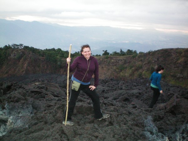 I conquered the volcano!