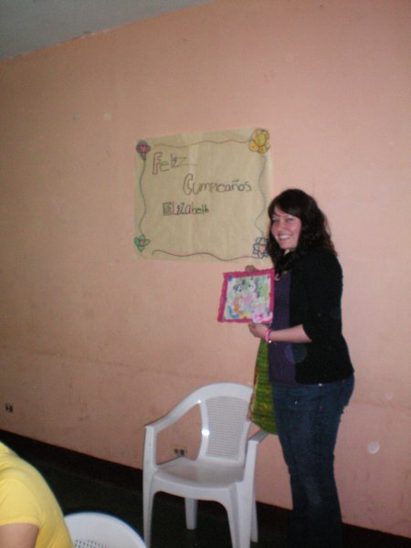 Me with my sign and my special card