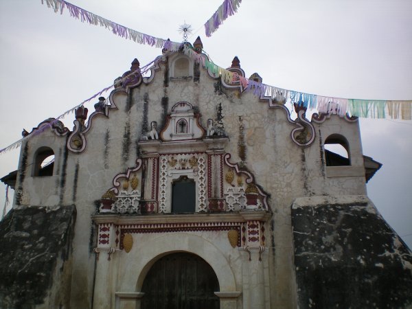 The first church built by the Spanish in Guatemala