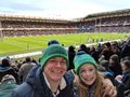 Lois and Daddy at Murrayfield
