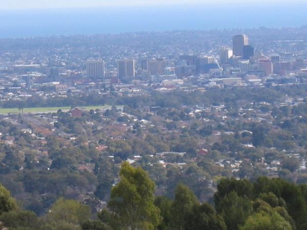 Adelaide from the hills