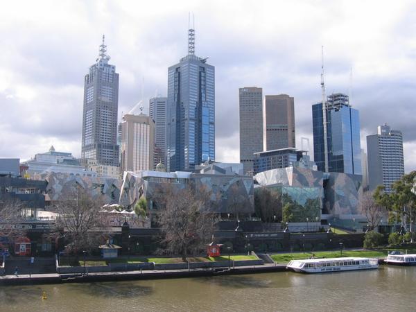 Both sides of the Yarra