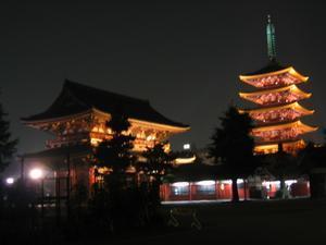 Sensoji Temple & 5 story pagoda