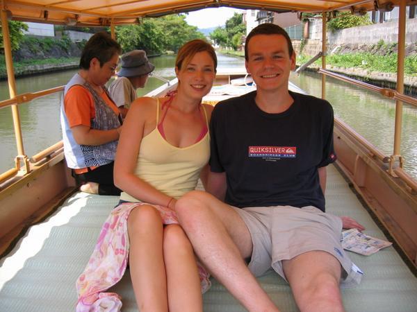 Fiona & Andrew on the Ohashi-Gawa