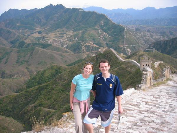 Andrew & Fiona on The Great Wall