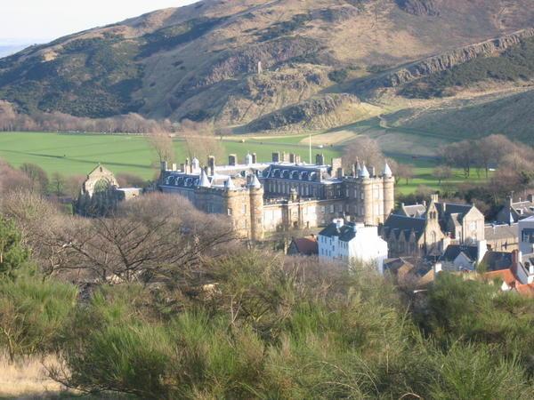 the Palace of Holyroodhouse 