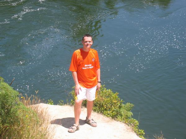 Andrew at Okere Falls